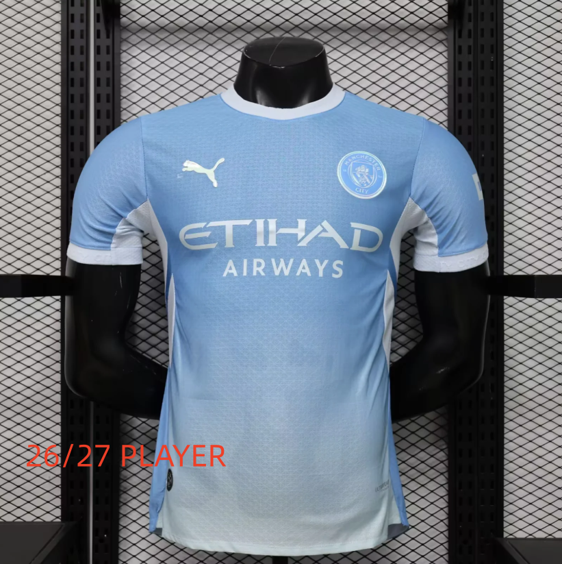 26 27 Manchester City Jersey 2026 Soccer Jerseys HAALAND FODEN DOKURODRIGO Football Shirt Football Jersy Fans Player
