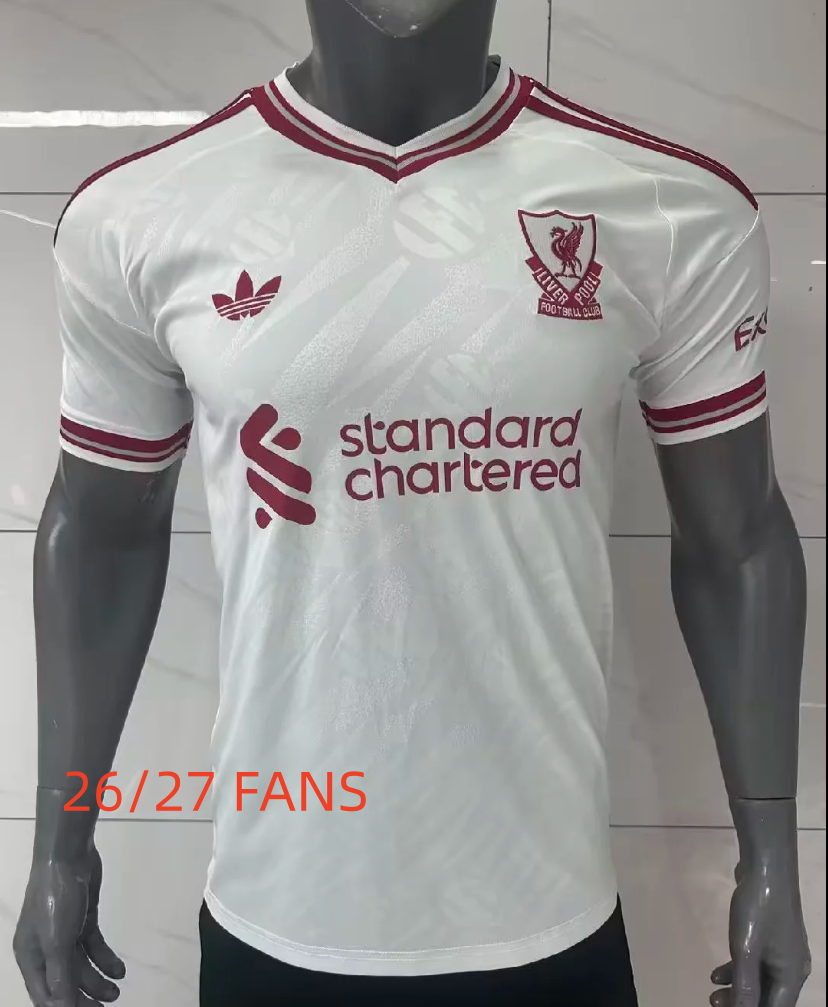 26 27 Liverpool  Jersey 2026 Soccer Jerseys MAC ALLISTER DIOGO VIRGIL ISAK Football Shirt Football Jersy Fans Player