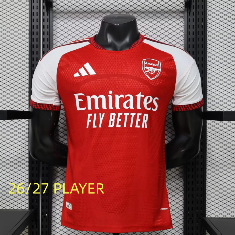 26 27 Arsenal  Jersey 2026 Soccer Jerseys RICE SAKA MADUEKE ZUBIMENDI Football Shirt Football Jersy Fans