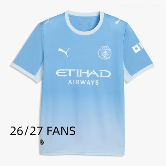 26 27 Manchester City Jersey 2026 Soccer Jerseys HAALAND FODEN DOKURODRIGO Football Shirt Football Jersy Fans Player