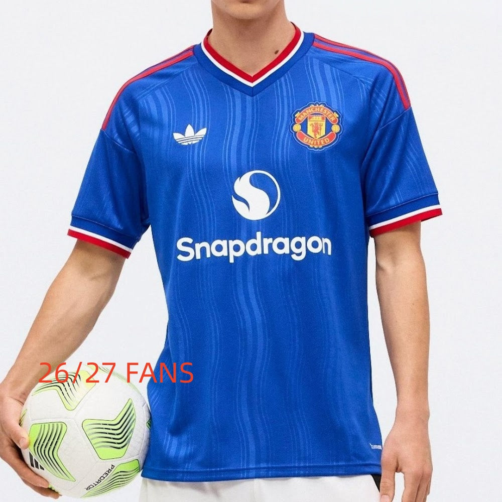 26 27 Manchester United Jersey 2026 Soccer Jerseys B.Fernandes Cunha Zirkzee MBEUMO Football Shirt Football Jersy Fans Player