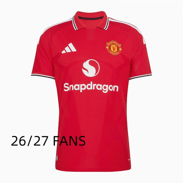 26 27 Manchester United Jersey 2026 Soccer Jerseys B.Fernandes Cunha Zirkzee MBEUMO Football Shirt Football Jersy Fans Player