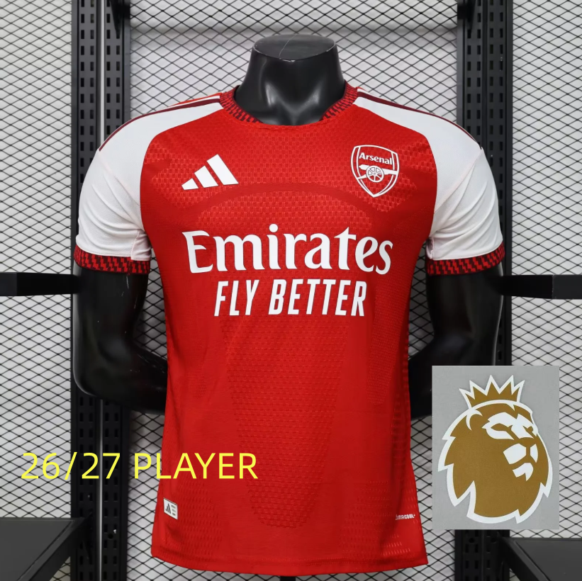 26 27 Arsenal  Jersey 2026 Soccer Jerseys RICE SAKA MADUEKE ZUBIMENDI Football Shirt Football Jersy Fans