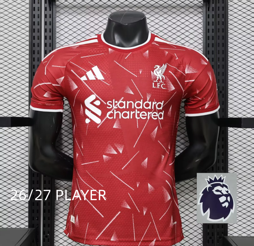 26 27 Liverpool  Jersey 2026 Soccer Jerseys MAC ALLISTER DIOGO VIRGIL ISAK Football Shirt Football Jersy Fans Player