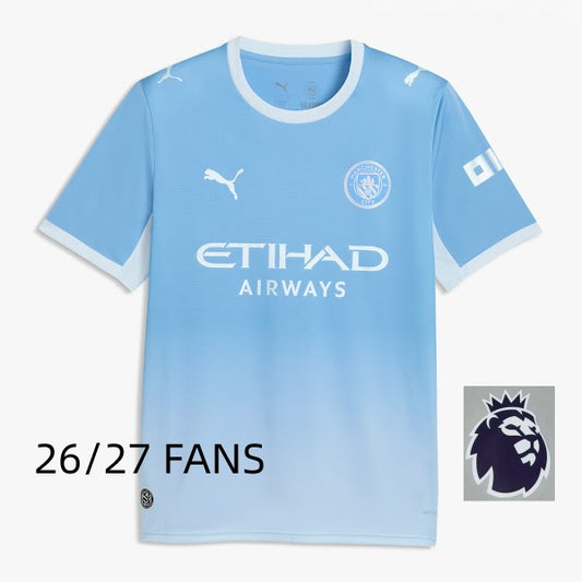 26 27 Manchester City Jersey 2026 Soccer Jerseys HAALAND FODEN DOKURODRIGO Football Shirt Football Jersy Fans Player