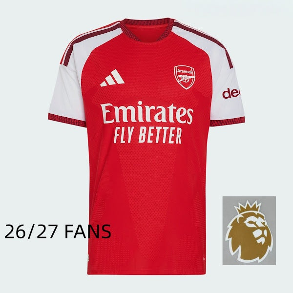 26 27 Arsenal  Jersey 2026 Soccer Jerseys RICE SAKA MADUEKE ZUBIMENDI Football Shirt Football Jersy Fans