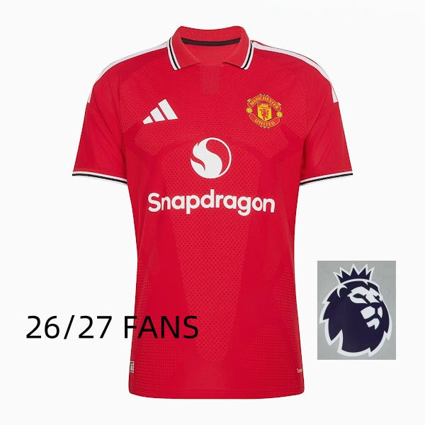 26 27 Manchester United Jersey 2026 Soccer Jerseys B.Fernandes Cunha Zirkzee MBEUMO Football Shirt Football Jersy Fans Player