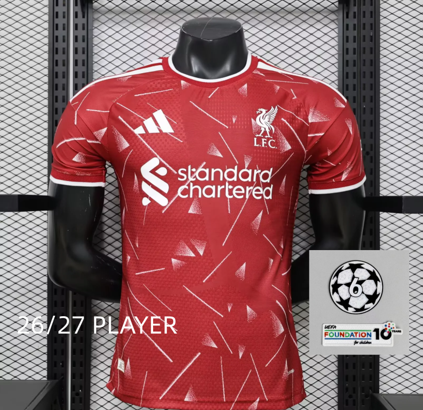 26 27 Liverpool  Jersey 2026 Soccer Jerseys MAC ALLISTER DIOGO VIRGIL ISAK Football Shirt Football Jersy Fans Player