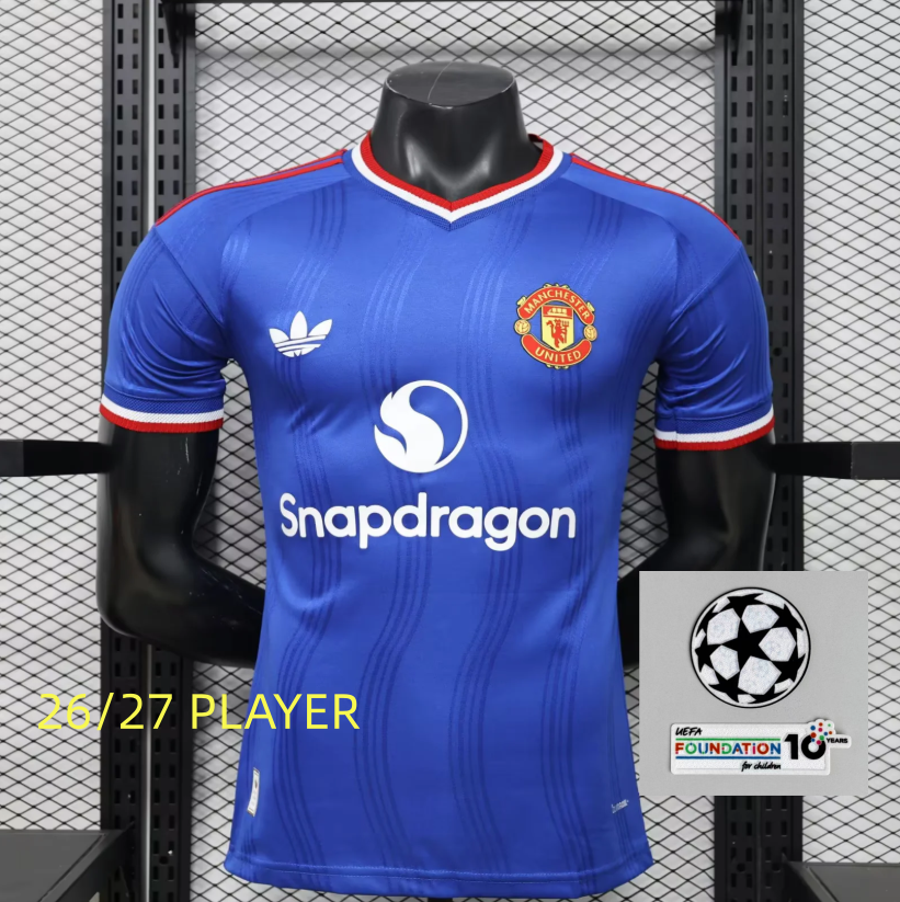 26 27 Manchester United Jersey 2026 Soccer Jerseys B.Fernandes Cunha Zirkzee MBEUMO Football Shirt Football Jersy Fans Player