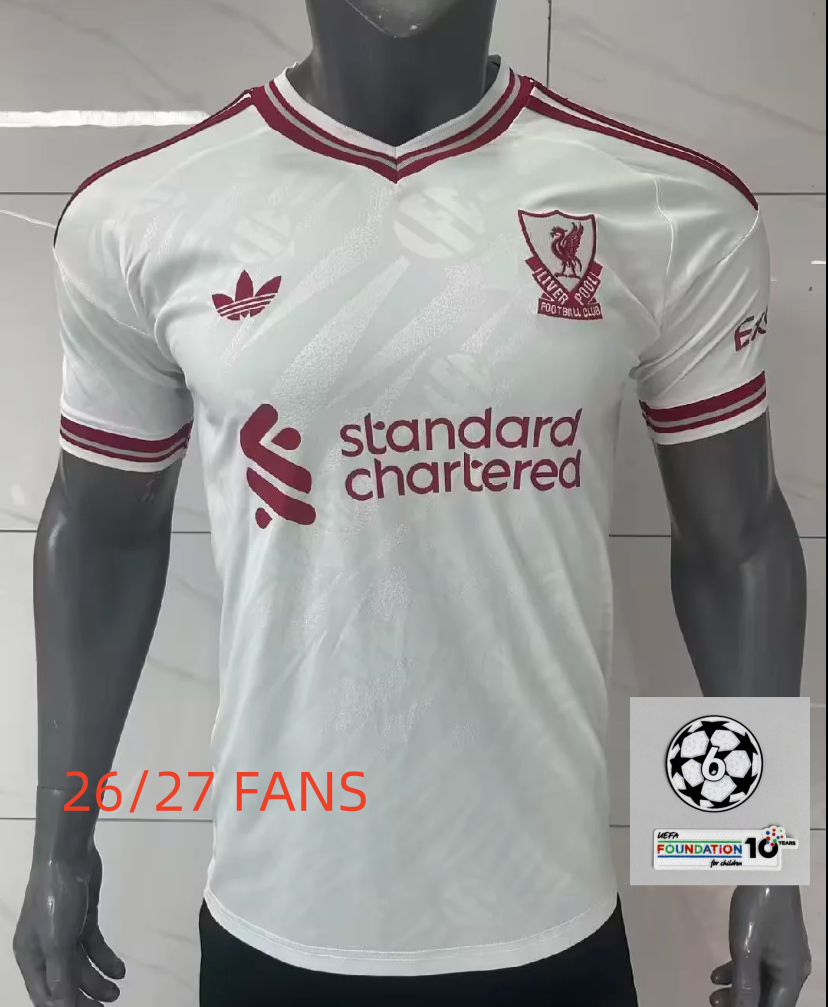 26 27 Liverpool  Jersey 2026 Soccer Jerseys MAC ALLISTER DIOGO VIRGIL ISAK Football Shirt Football Jersy Fans Player