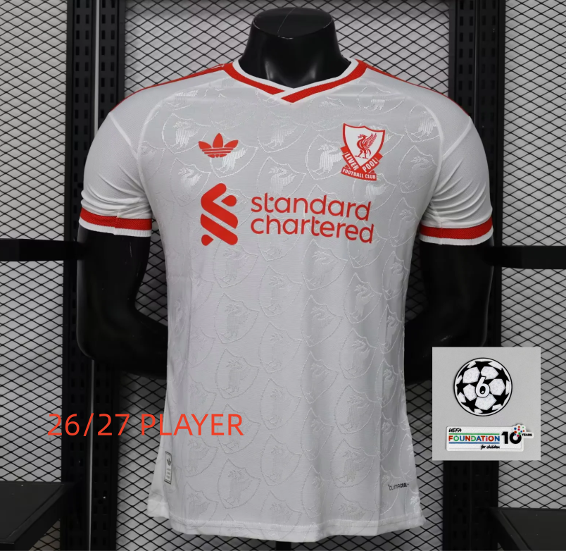 26 27 Liverpool  Jersey 2026 Soccer Jerseys MAC ALLISTER DIOGO VIRGIL ISAK Football Shirt Football Jersy Fans Player